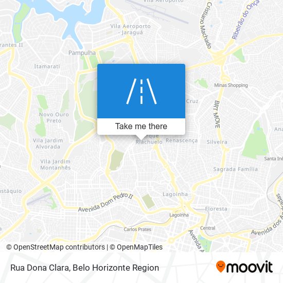 Rua Dona Clara map