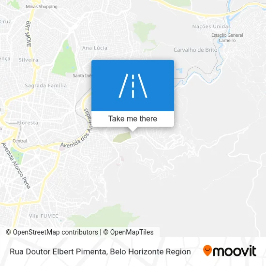 Rua Doutor Elbert Pimenta map