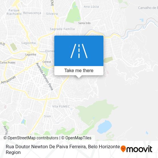 Rua Doutor Newton De Paiva Ferreira map