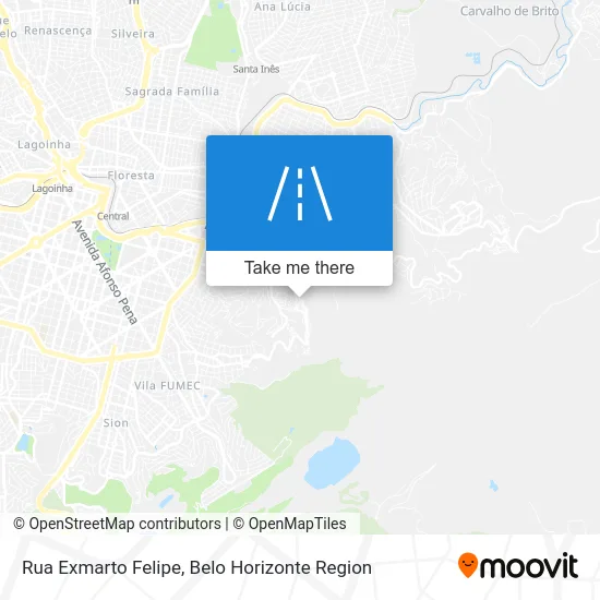 Rua Exmarto Felipe map