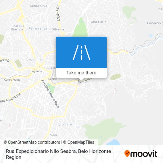 Rua Expedicionário Nilo Seabra map