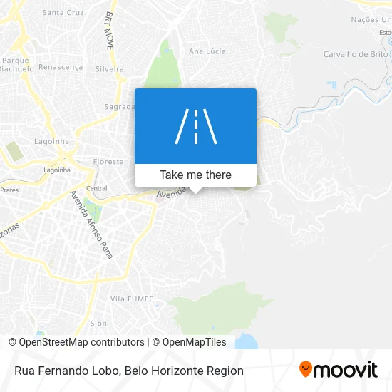 Rua Fernando Lobo map