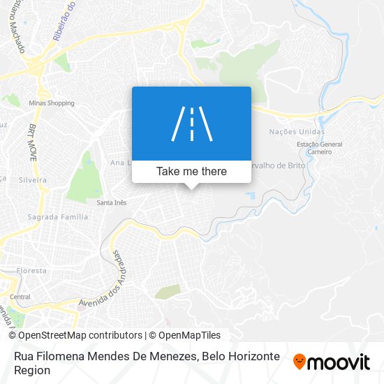 Mapa Rua Filomena Mendes De Menezes