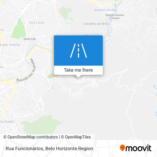 Rua Funcionários map