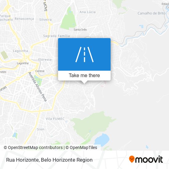 Mapa Rua Horizonte