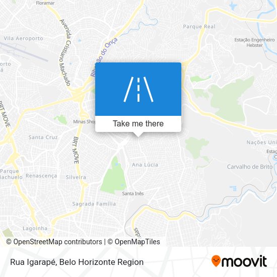 Rua Igarapé map