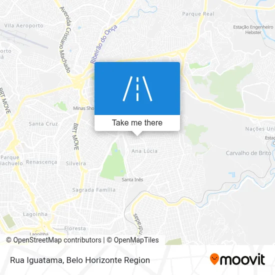 Rua Iguatama map