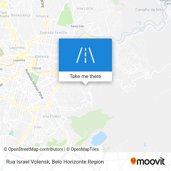 Rua Israel Volensk map
