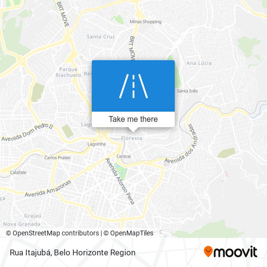 Rua Itajubá map