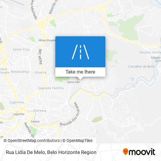 Rua Lídia De Melo map