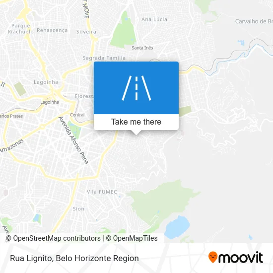 Rua Lignito map