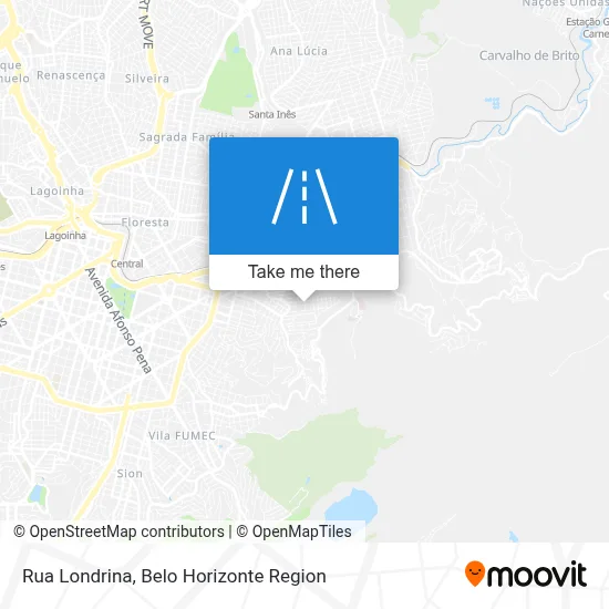 Rua Londrina map