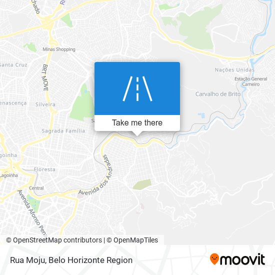 Rua Moju map