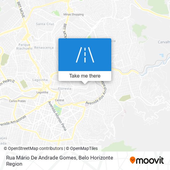 Mapa Rua Mário De Andrade Gomes