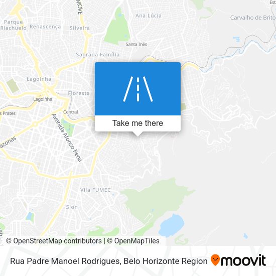 Rua Padre Manoel Rodrigues map