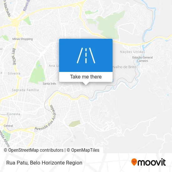 Rua Patu map