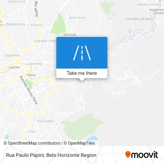 Rua Paulo Papini map