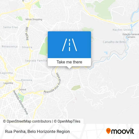 Rua Penha map