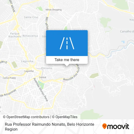 Rua Professor Raimundo Nonato map