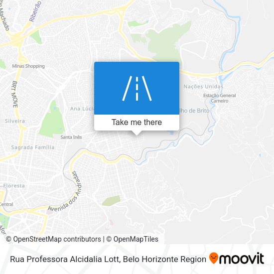 Rua Professora Alcidalia Lott map