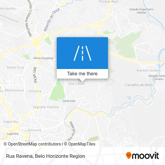 Rua Ravena map