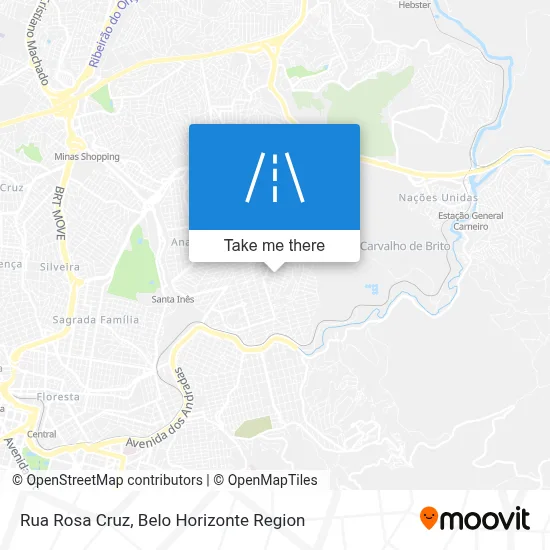 Rua Rosa Cruz map