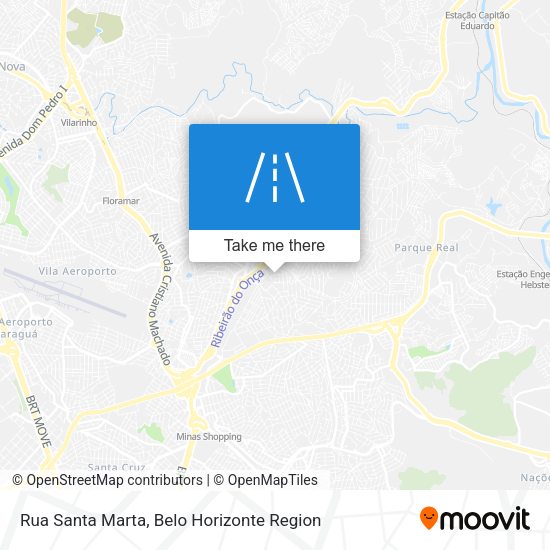 Rua Santa Marta map