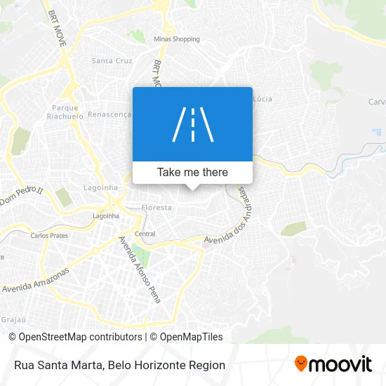Rua Santa Marta map