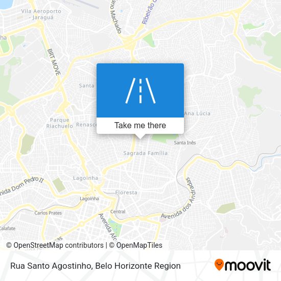 Rua Santo Agostinho map