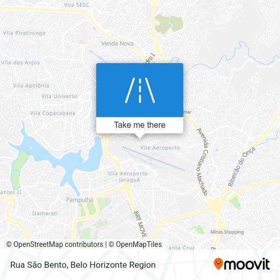 Rua São Bento map