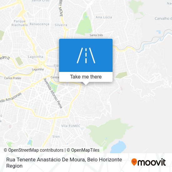Rua Tenente Anastácio De Moura map
