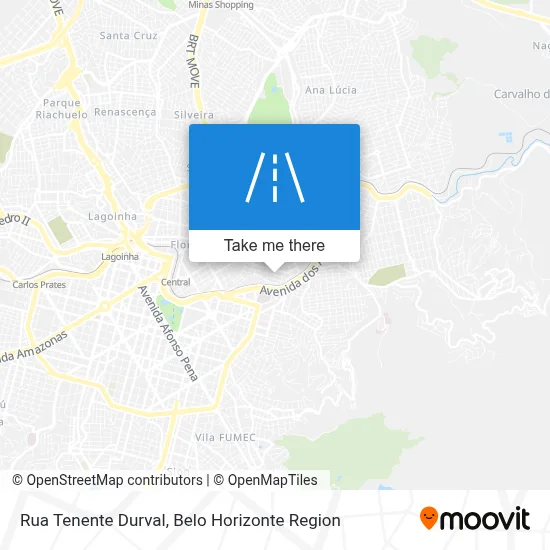 Rua Tenente Durval map