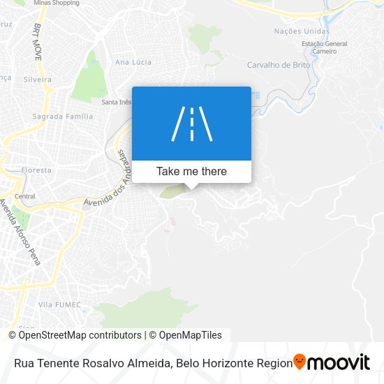 Rua Tenente Rosalvo Almeida map