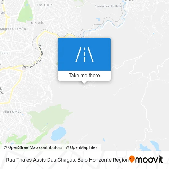 Rua Thales Assis Das Chagas map