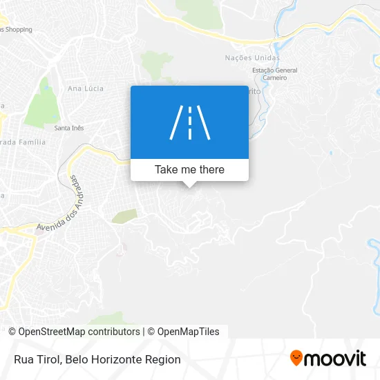 Rua Tirol map