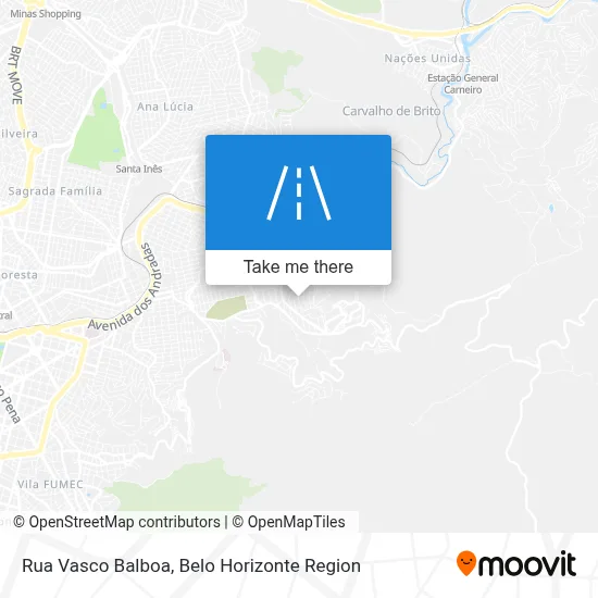 Rua Vasco Balboa map