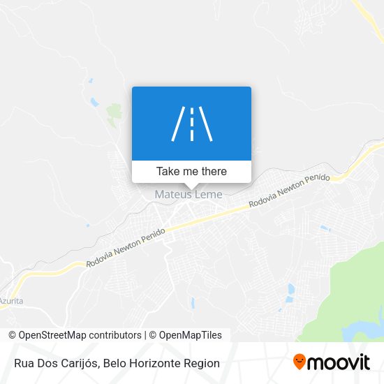 Rua Dos Carijós map