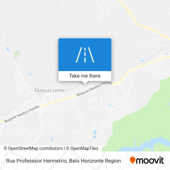 Rua Professsor Hermetrio map