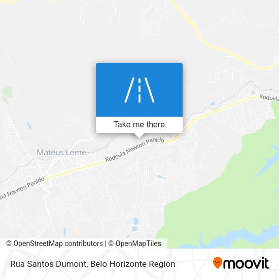 Rua Santos Dumont map