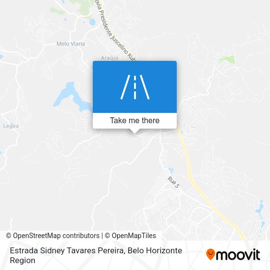 Estrada Sidney Tavares Pereira map