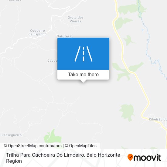 Trilha Para Cachoeira Do Limoeiro map