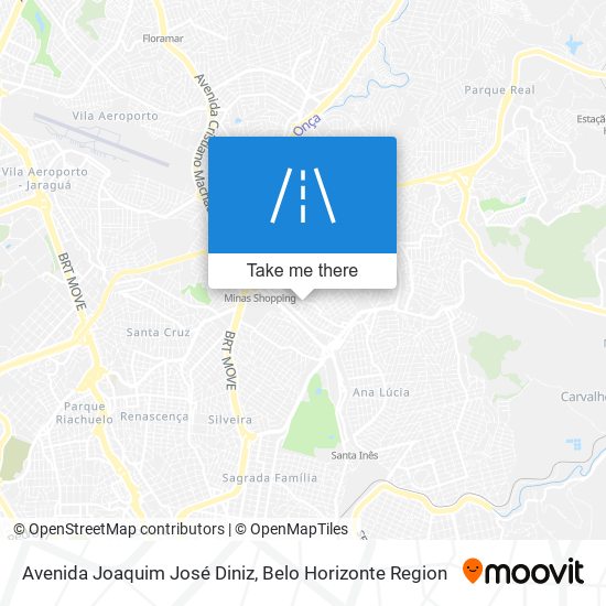 Mapa Avenida Joaquim José Diniz