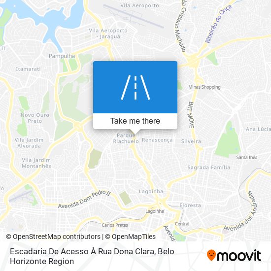 Mapa Escadaria De Acesso À Rua Dona Clara