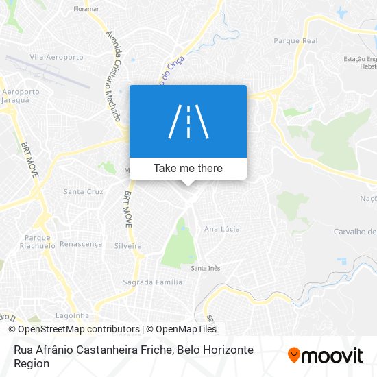 Rua Afrânio Castanheira Friche map