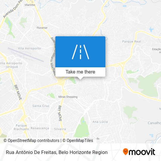 Rua Antônio De Freitas map