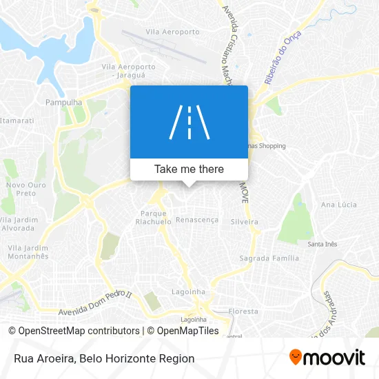 Rua Aroeira map