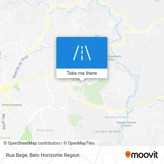 Rua Bege map