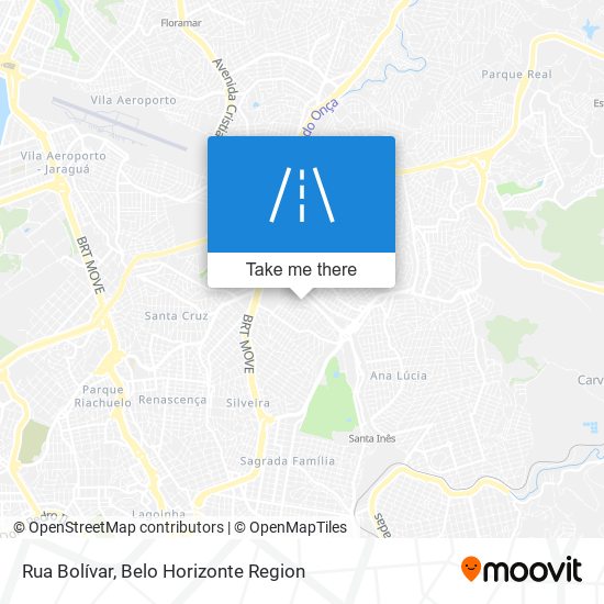 Mapa Rua Bolívar