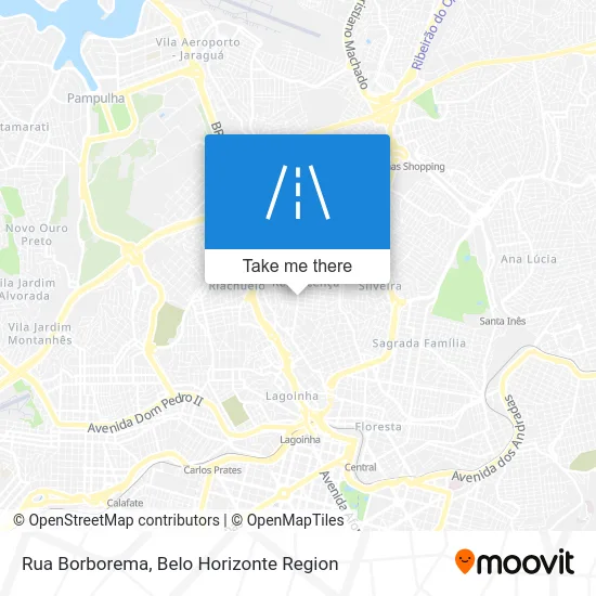 Rua Borborema map