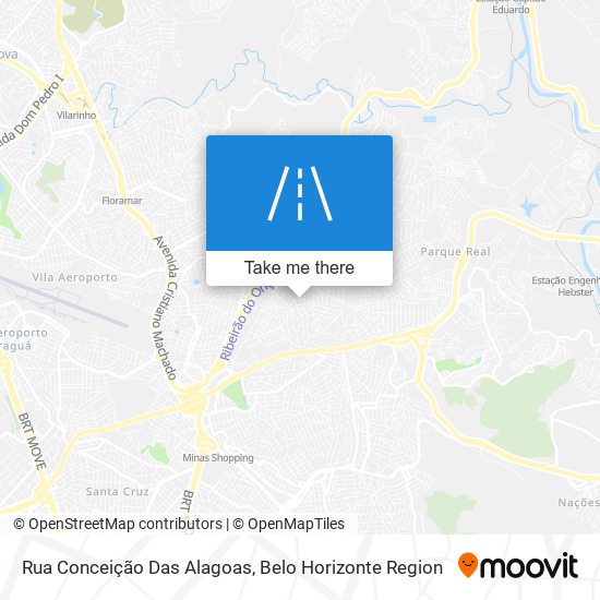 Mapa Rua Conceição Das Alagoas